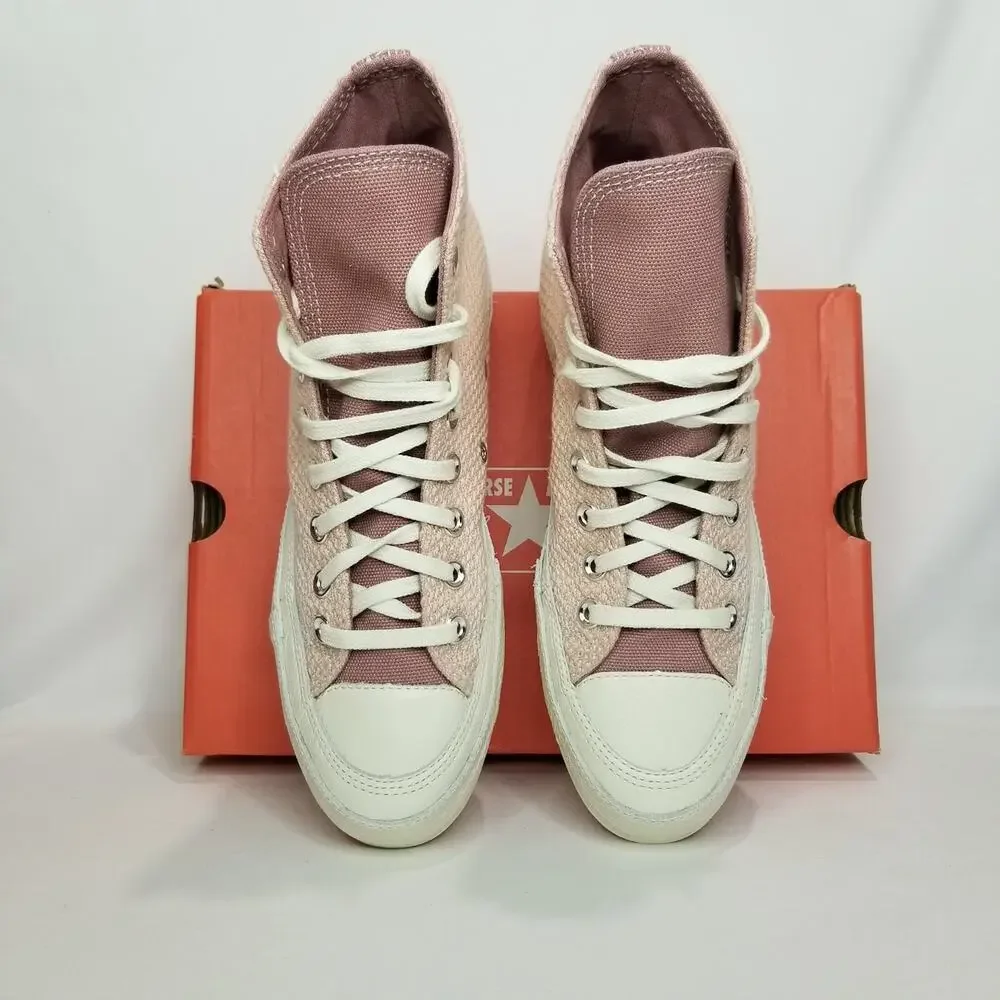 Converse Women  CTAS Chuck 70 Mixed Material Sneakers Size 8.5 Pink A04620C NWT - Picture 7 of 8